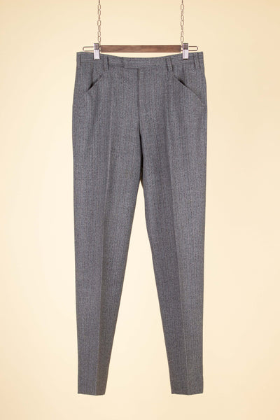 SWEDISH 1960S GREY TWO PIECE SINGLE BREASTED SUIT BY HAGENFELDT. SIZE CA EU 48