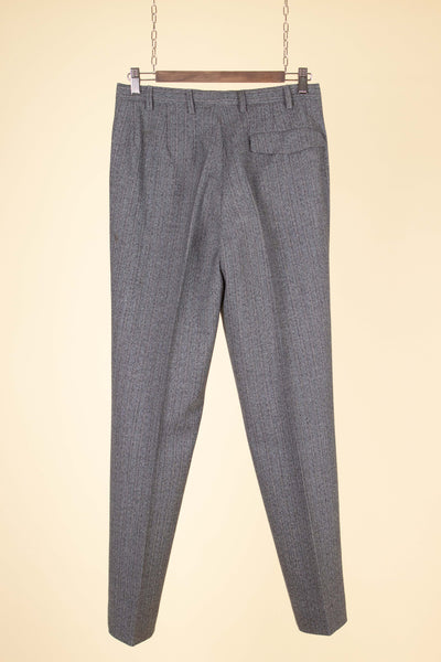 SWEDISH 1960S GREY TWO PIECE SINGLE BREASTED SUIT BY HAGENFELDT. SIZE CA EU 48