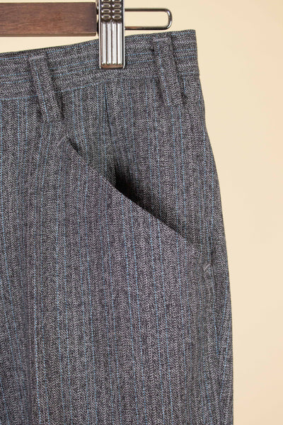 SWEDISH 1960S GREY TWO PIECE SINGLE BREASTED SUIT BY HAGENFELDT. SIZE CA EU 48