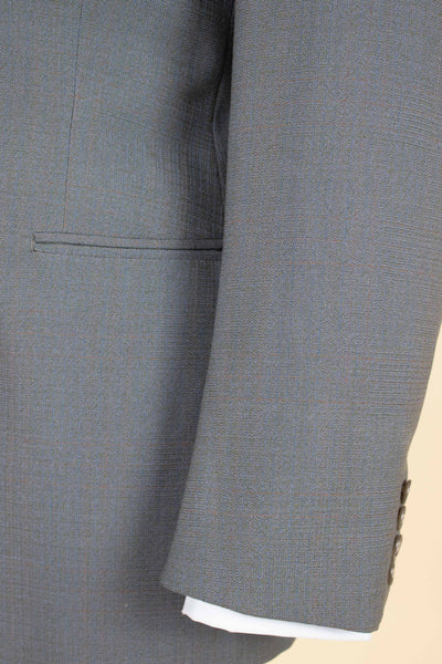 SWEDISH 1950S GREY SINGLE BREASTED TWO PIECE SUIT BY KRISTIANSSON. SIZE CA EU 48