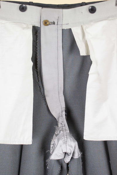SWEDISH 1950S GREY SINGLE BREASTED TWO PIECE SUIT BY KRISTIANSSON. SIZE CA EU 48