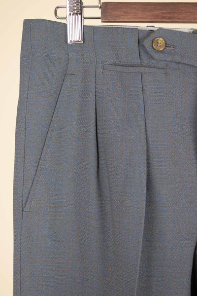 SWEDISH 1950S GREY SINGLE BREASTED TWO PIECE SUIT BY KRISTIANSSON. SIZE CA EU 48