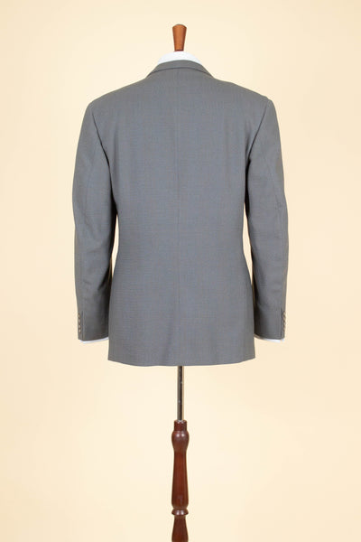 SWEDISH 1950S GREY SINGLE BREASTED TWO PIECE SUIT BY KRISTIANSSON. SIZE CA EU 48