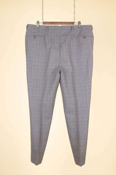 SWEDISH 1960S GREY TWO PIECE SINGLE BREASTED SUIT BY JUNESCO. SIZE CA EU 54