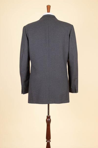 SWEDISH 1940S/1950S GREY TWO PIECE SINGLE BREASTED SUIT. SIZE CA EU 50