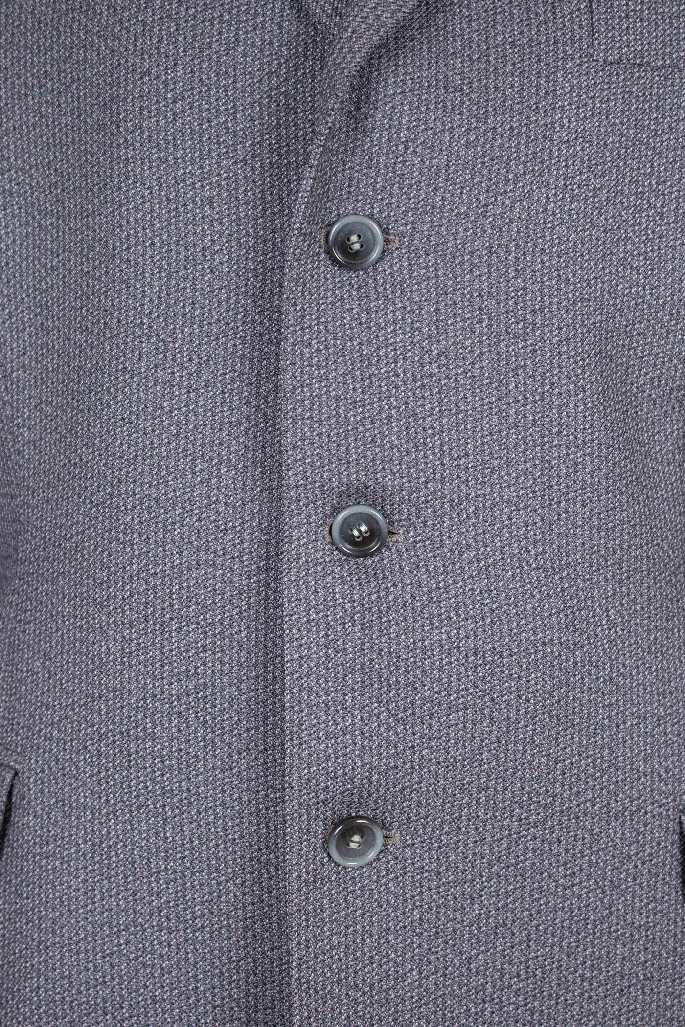 SWEDISH 1960 MEDIUM GREY SINGLE BREASTED TWO PIECE BESPOKE SUIT BY OLSSONS. SIZE CA EU 50-52