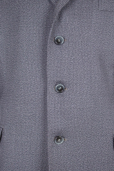 SWEDISH 1960 MEDIUM GREY SINGLE BREASTED TWO PIECE BESPOKE SUIT BY OLSSONS. SIZE CA EU 50-52