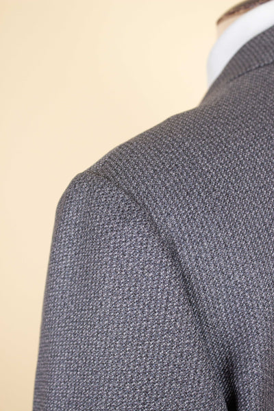 SWEDISH 1960 MEDIUM GREY SINGLE BREASTED TWO PIECE BESPOKE SUIT BY OLSSONS. SIZE CA EU 50-52