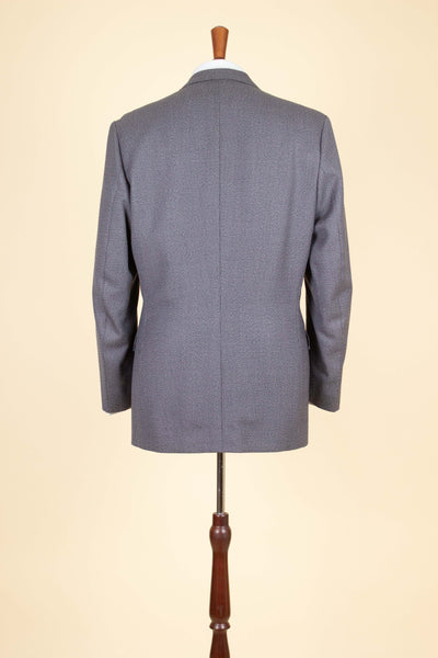 SWEDISH 1960 MEDIUM GREY SINGLE BREASTED TWO PIECE BESPOKE SUIT BY OLSSONS. SIZE CA EU 50-52
