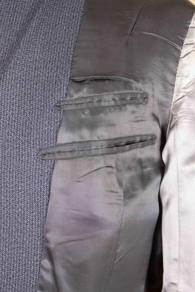 SWEDISH 1960 MEDIUM GREY SINGLE BREASTED TWO PIECE BESPOKE SUIT BY OLSSONS. SIZE CA EU 50-52