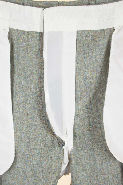 SWEDISH 1960S GREEN TWO PIECE SINGLE BREASTED DEADSTOCK SUIT BY JUNEX. SIZE CA EU 50