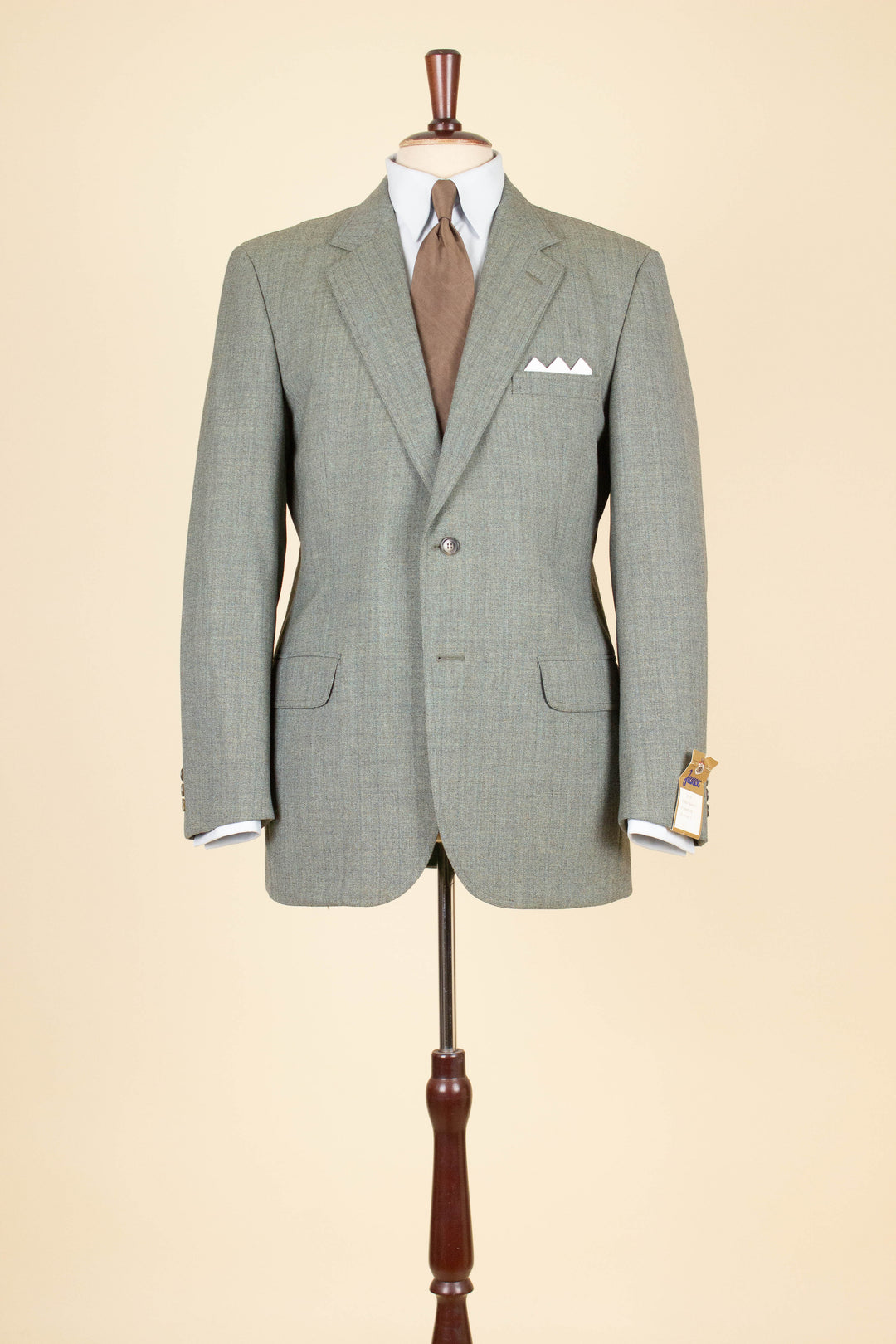 50s 60s vintage single‐breasted suit 50s 60s Vintage Mens Uniform Suit, Black Mess Dress, Cropped
