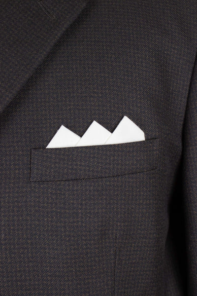 SWEDISH 1950S/1960S DARK GREY HOUNDSTOOTH SINGLE BREASTED SUIT BY PINGVIN. SIZE CA EU 50