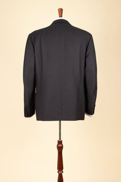 SWEDISH 1950S/1960S DARK GREY HOUNDSTOOTH SINGLE BREASTED SUIT BY PINGVIN. SIZE CA EU 50