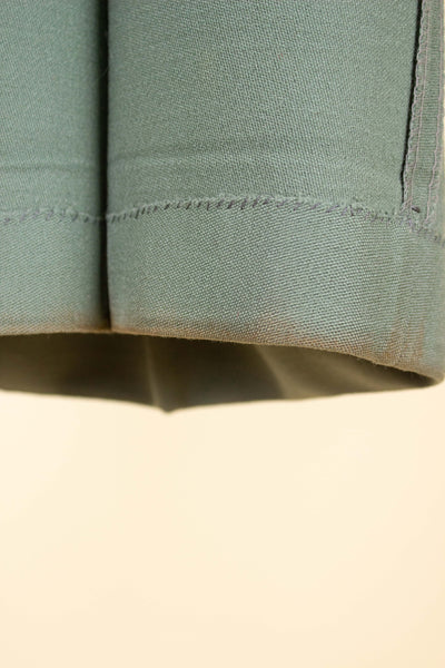 SWEDISH 1940S SAGE-GREEN TWO PIECE SINGLE BREASTED SUIT BY AB ELIT. SIZE CA EU 46 SHORT