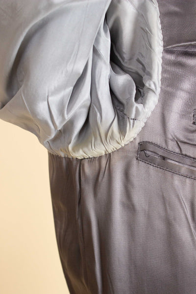SWEDISH 1940S/1950S LIGHT BLUE TWO PIECE SINGLE BREASTED SUIT BY MASTERHAND. SIZE CA EU 46-48