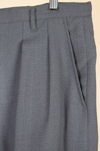 SWEDISH 1950S GREY TWO PIECE SINGLE BREASTED DEADSTOCK SUIT BY SCHLASBERGS. SIZE CA EU 48