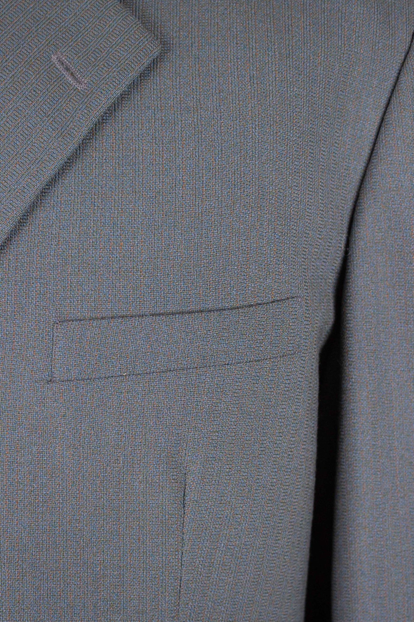 SWEDISH 1950S GREY TWO PIECE SINGLE BREASTED DEADSTOCK SUIT BY SIR. SIZE CA EU 48-50