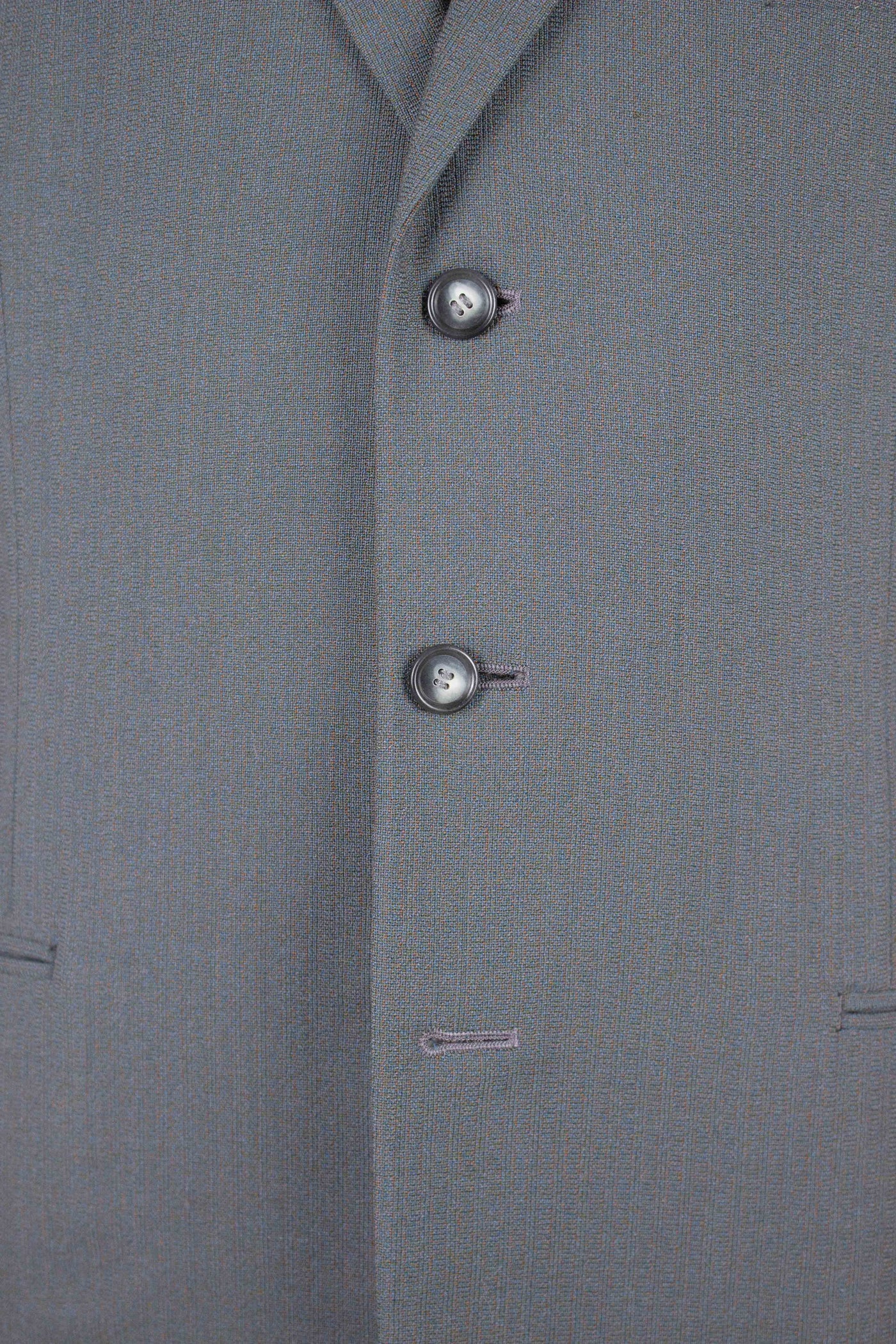 SWEDISH 1950S GREY TWO PIECE SINGLE BREASTED DEADSTOCK SUIT BY SIR. SIZE CA EU 48-50