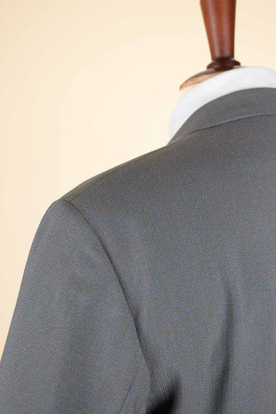 SWEDISH 1950S GREY TWO PIECE SINGLE BREASTED DEADSTOCK SUIT BY SIR. SIZE CA EU 48-50