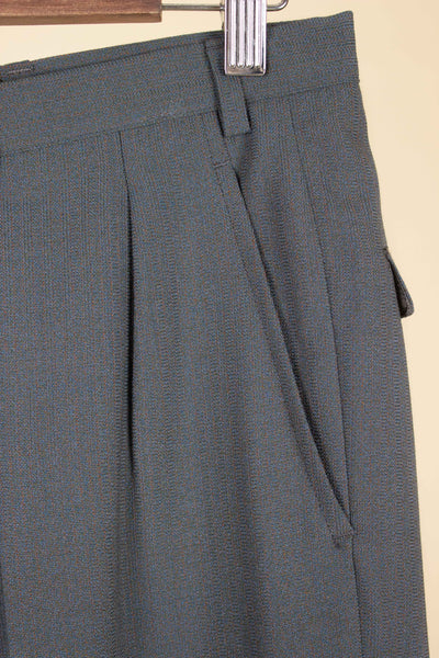 SWEDISH 1950S GREY TWO PIECE SINGLE BREASTED DEADSTOCK SUIT BY SIR. SIZE CA EU 48-50