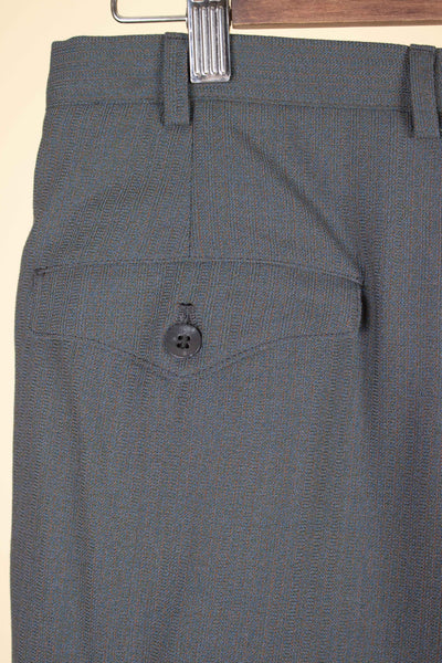 SWEDISH 1950S GREY TWO PIECE SINGLE BREASTED DEADSTOCK SUIT BY SIR. SIZE CA EU 48-50