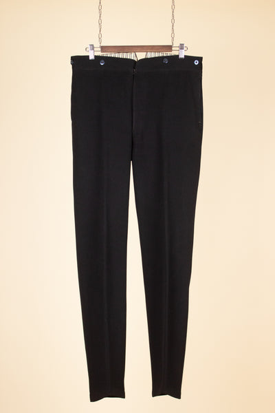 SWEDISH LATE 1800S/EARLY 1900 BLACK THREE PIECE SUIT BY A.B. AXEL KARLSON & CO. SIZE CA EU 46-48
