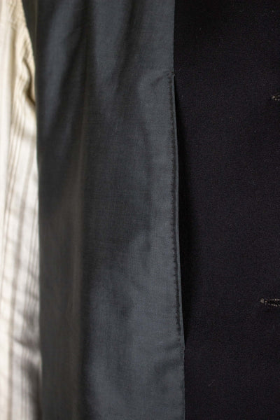 SWEDISH LATE 1800S/EARLY 1900 BLACK THREE PIECE SUIT BY A.B. AXEL KARLSON & CO. SIZE CA EU 46-48