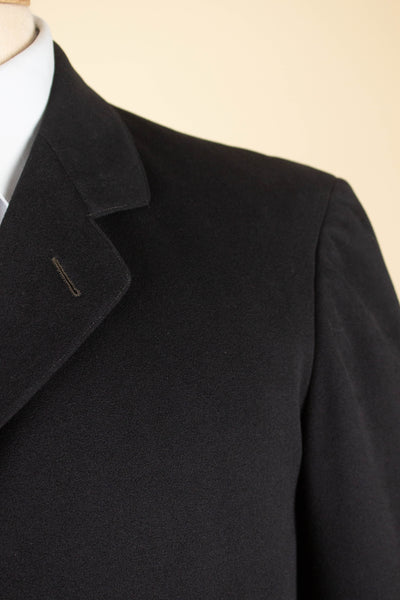 SWEDISH LATE 1800S/EARLY 1900 BLACK THREE PIECE SUIT BY A.B. AXEL KARLSON & CO. SIZE CA EU 46-48