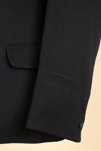 SWEDISH LATE 1800S/EARLY 1900 BLACK THREE PIECE SUIT BY A.B. AXEL KARLSON & CO. SIZE CA EU 46-48