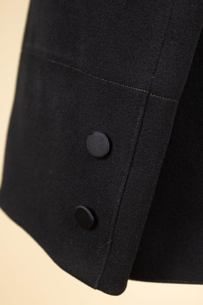 SWEDISH LATE 1800S/EARLY 1900 BLACK THREE PIECE SUIT BY A.B. AXEL KARLSON & CO. SIZE CA EU 46-48