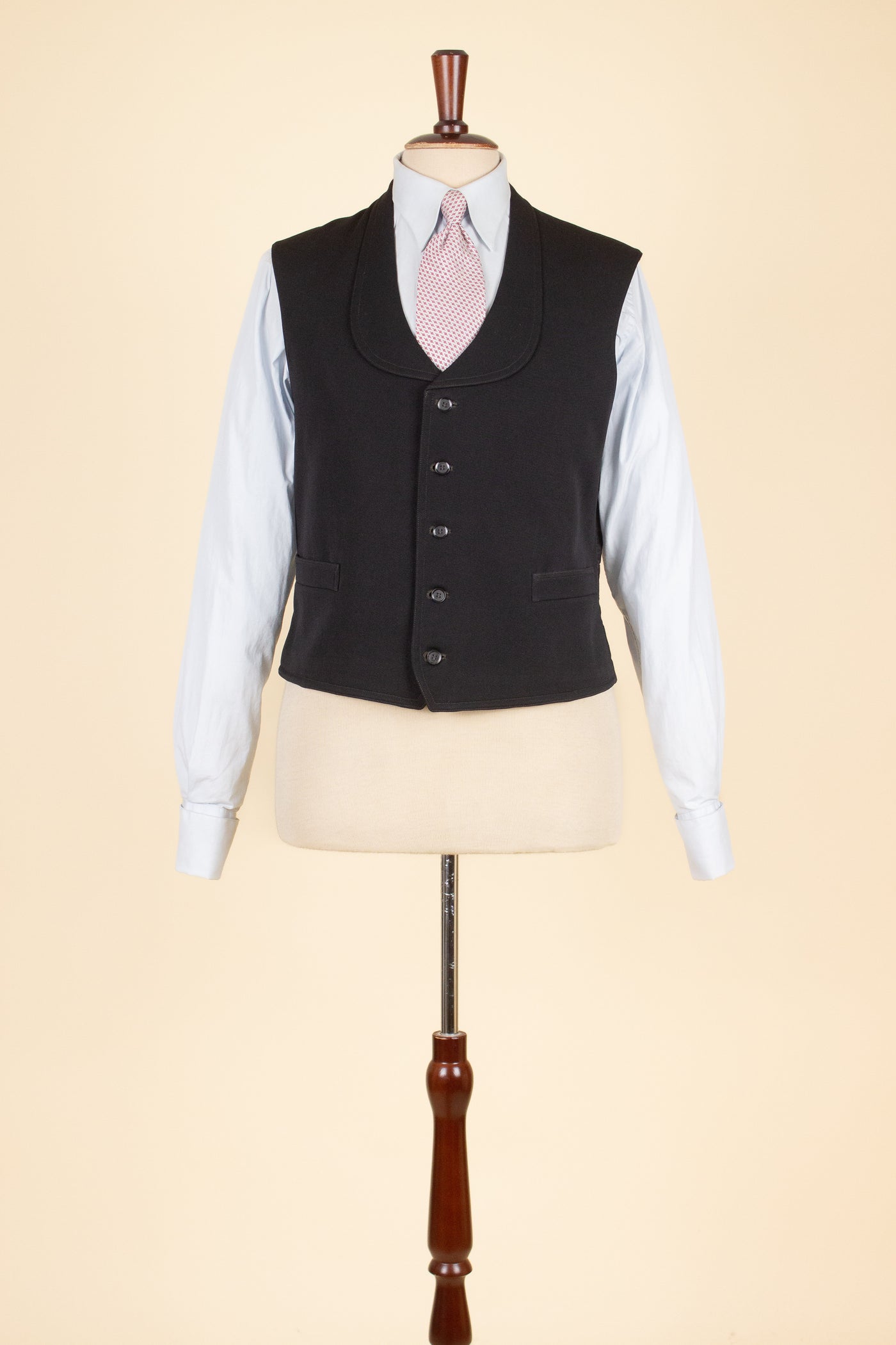 SWEDISH LATE 1800/EARLY 1900 BLACK THREE PIECE SINGLE BREASTED SUIT. SIZE CA EU 46-48