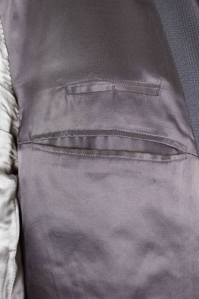 SWEDISH 1940S/1950S GREY PRINCE OF WALES CHECK TWO PIECE SUIT BY ÖRNKLÄDER. SIZE CA EU 50-52
