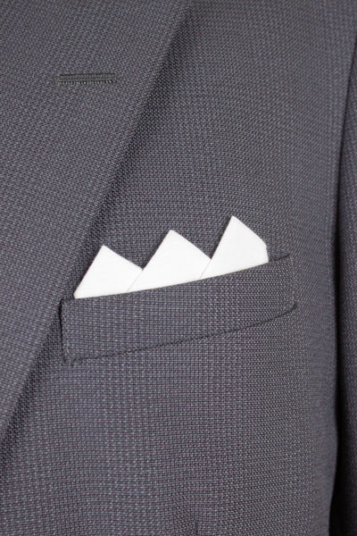 SWEDISH 1940S/1950S GREY PRINCE OF WALES CHECK TWO PIECE SUIT BY ÖRNKLÄDER. SIZE CA EU 50-52