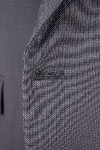 SWEDISH 1940S/1950S GREY PRINCE OF WALES CHECK TWO PIECE SUIT BY ÖRNKLÄDER. SIZE CA EU 50-52