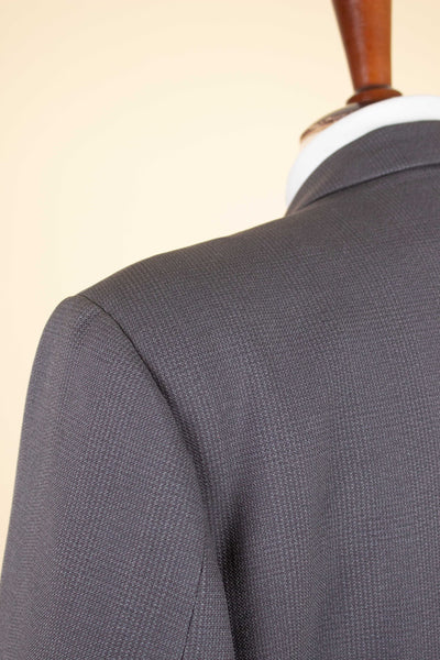 SWEDISH 1940S/1950S GREY PRINCE OF WALES CHECK TWO PIECE SUIT BY ÖRNKLÄDER. SIZE CA EU 50-52