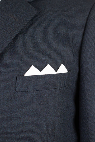 SWEDISH 1950S GREY-BLUE TWO PIECE SINGLE BREASTED SUIT BY STADION. SIZE CA EU 50