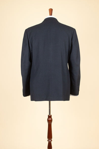 SWEDISH 1950S GREY-BLUE TWO PIECE SINGLE BREASTED SUIT BY STADION. SIZE CA EU 50