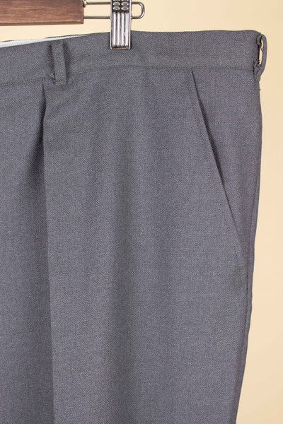 SWEDISH 1950S/1960S MID-GREY SINGLE BREASTED TWO PIECE SUIT BY G. THULIN.  SIZE CA EU 54 SHORT