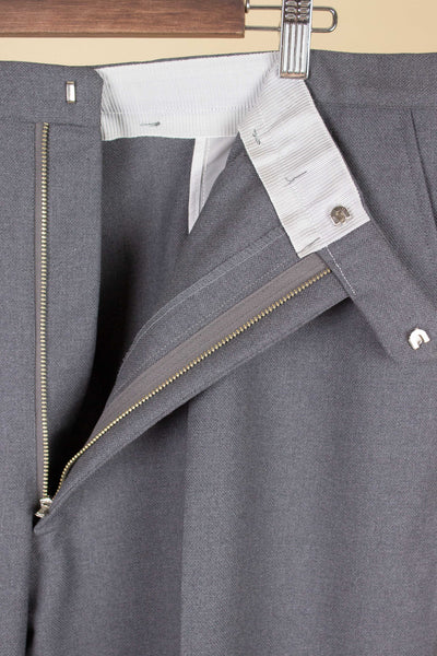 SWEDISH 1950S/1960S MID-GREY SINGLE BREASTED TWO PIECE SUIT BY G. THULIN.  SIZE CA EU 54 SHORT