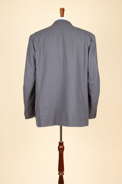 SWEDISH 1950S/1960S MID-GREY SINGLE BREASTED TWO PIECE SUIT BY G. THULIN.  SIZE CA EU 54 SHORT