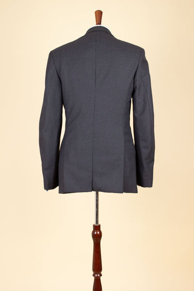 SWEDISH 1950S DARK GREY TWO PIECE SUIT BY PAUL U BERGSTRÖM. SIZE CA EU 44 LONG