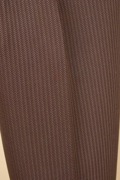SWEDISH 1940S BROWN STRIPED SINGLE BREASTED SUIT BY ÖRNKLÄDER. SIZE CA EU 46-48