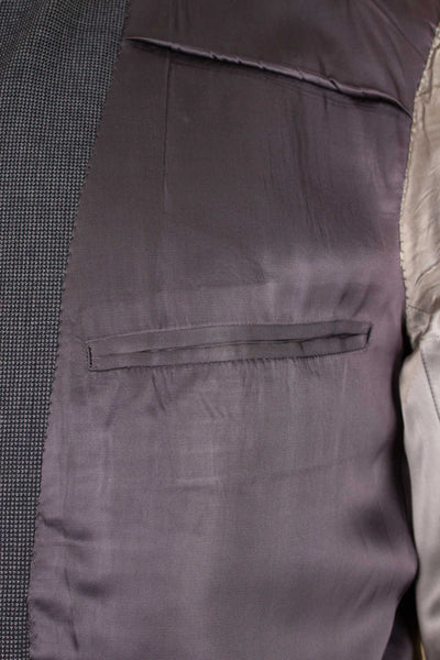 SWEDISH 1947 BESPOKE THREE PIECE SUIT BY AB SANDBERG & JOHANNESSON. SIZE CA 50-52