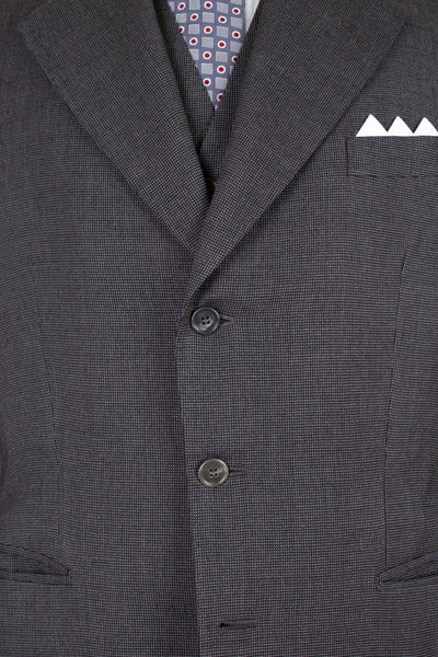 SWEDISH 1947 BESPOKE THREE PIECE SUIT BY AB SANDBERG & JOHANNESSON. SIZE CA 50-52