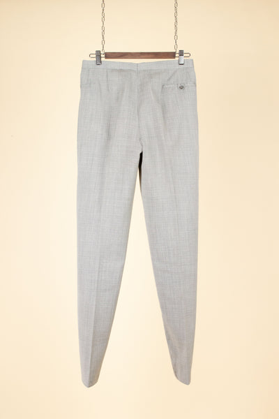 SWEDISH 1950S SILVER GREY TWO PIECE SUIT BY J.A. PETERS. SIZE CA EU 46