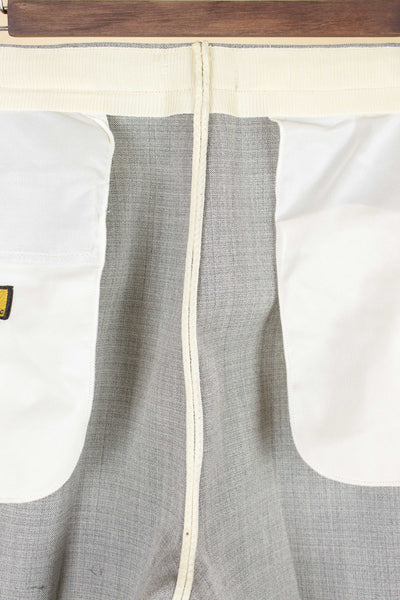 SWEDISH 1950S SILVER GREY TWO PIECE SUIT BY J.A. PETERS. SIZE CA EU 46