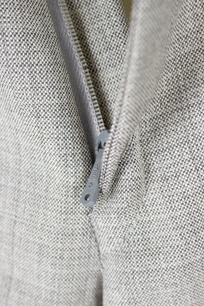 SWEDISH 1950S SILVER GREY TWO PIECE SUIT BY J.A. PETERS. SIZE CA EU 46