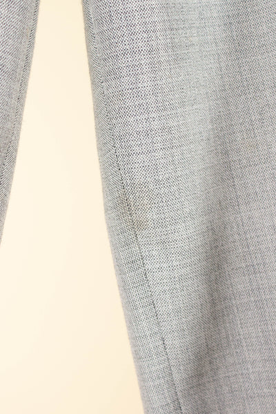 SWEDISH 1950S SILVER GREY TWO PIECE SUIT BY J.A. PETERS. SIZE CA EU 46