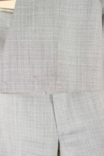 SWEDISH 1950S SILVER GREY TWO PIECE SUIT BY J.A. PETERS. SIZE CA EU 46